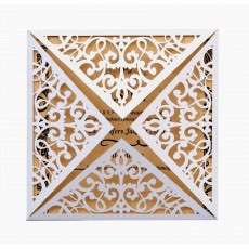 Business Invitation Card Latest Invitation Laser Cut Paper Square Wedding Invitation